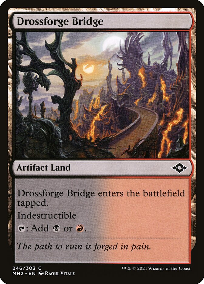 Drossforge Bridge, Modern horizons 2 Card Art