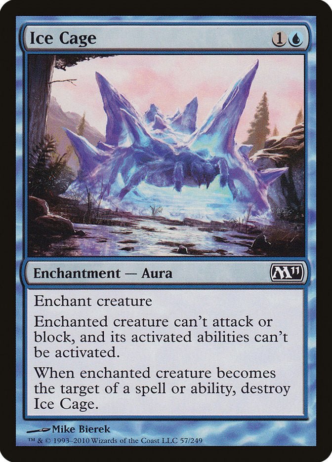 Ice Cage, Magic 2011 Card Art