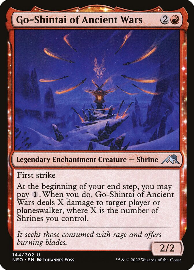 Go-Shintai of Ancient Wars, Kamigawa: neon dynasty Card Art