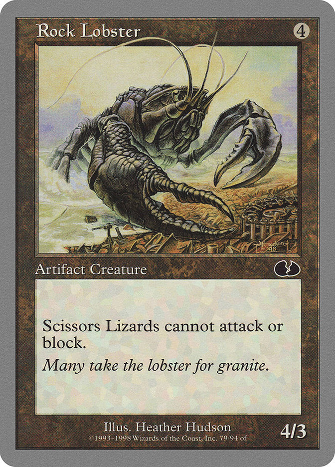 Rock Lobster, Unglued Card Art