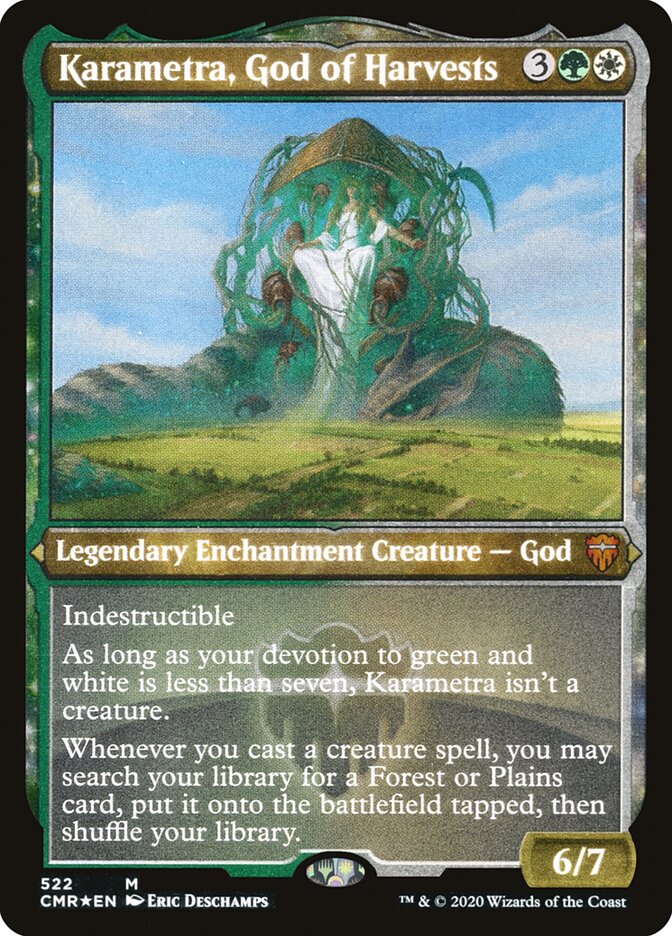 Karametra, God of Harvests, Commander legends Card Art