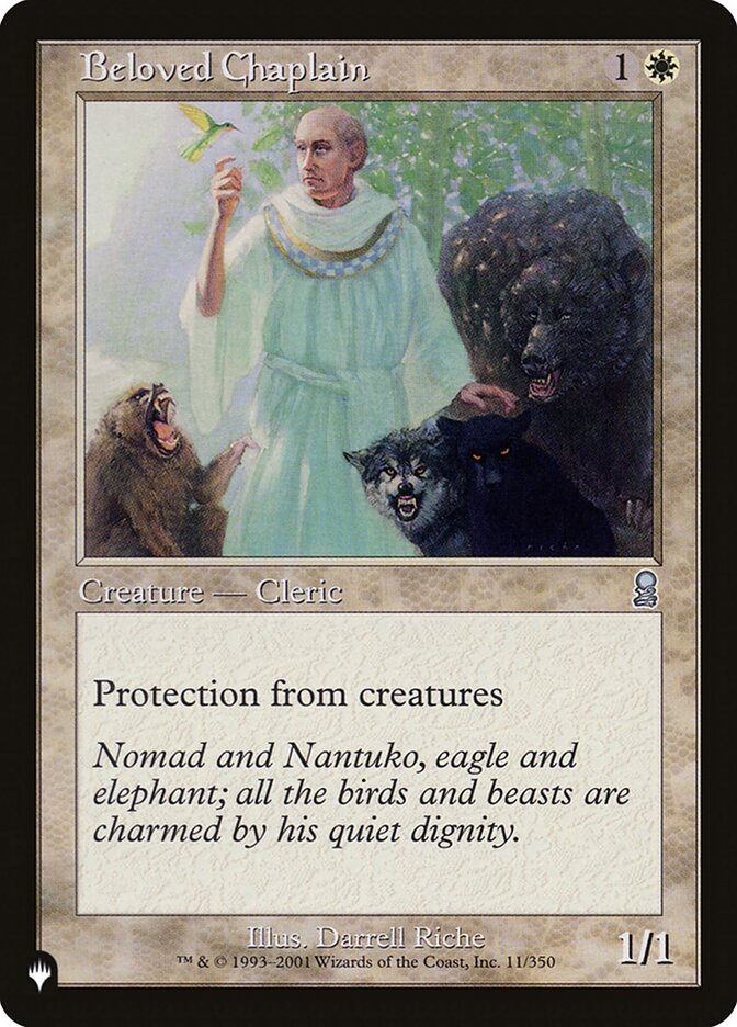 Beloved Chaplain, The List Card Art