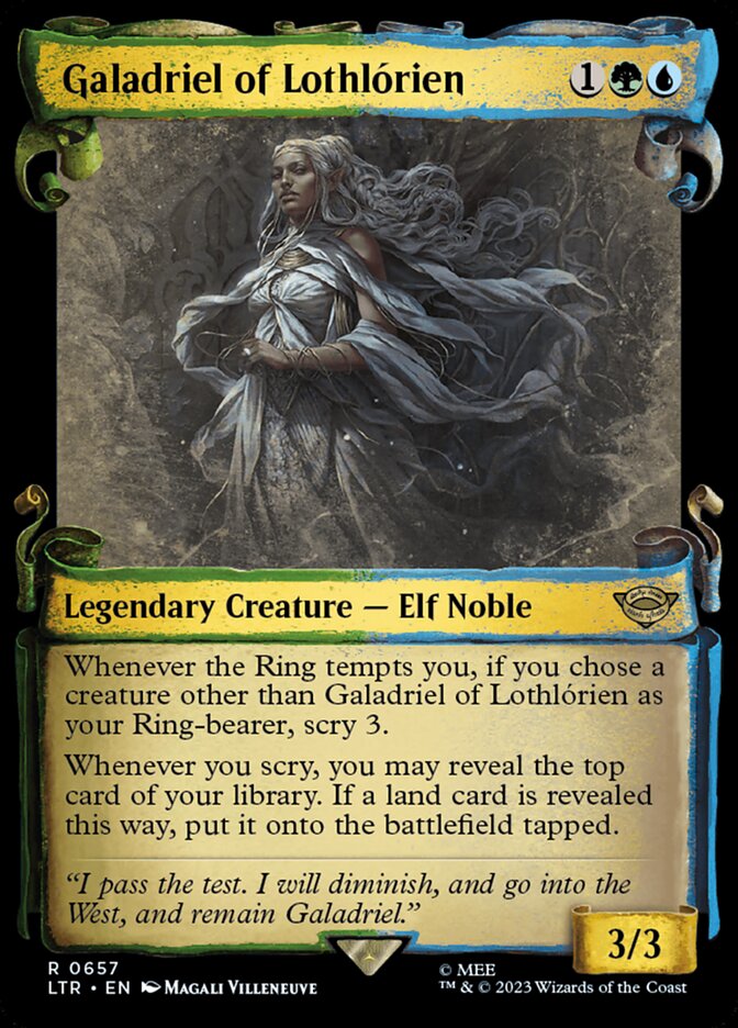 Galadriel of Lothlórien, The Lord Of The Rings: Tales Of Middle-Earth Card Art