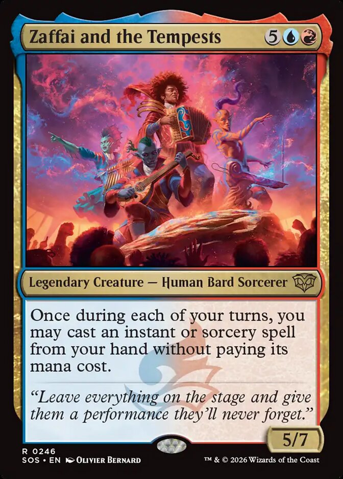 Zaffai and the Tempests, Secrets Of Strixhaven Card Art