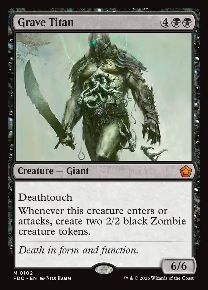Grave Titan, Foundations Commander Card Art