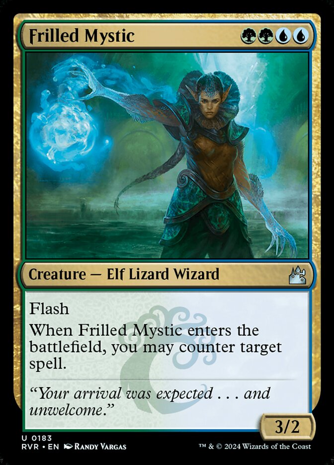 Frilled Mystic, Ravnica remastered Card Art