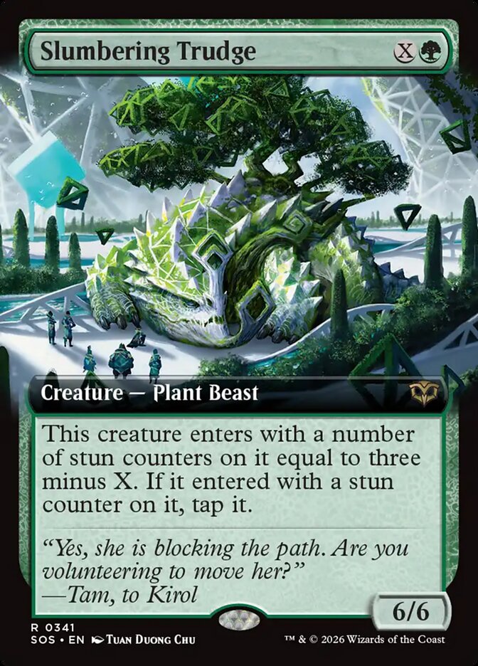 Slumbering Trudge, Secrets Of Strixhaven Card Art