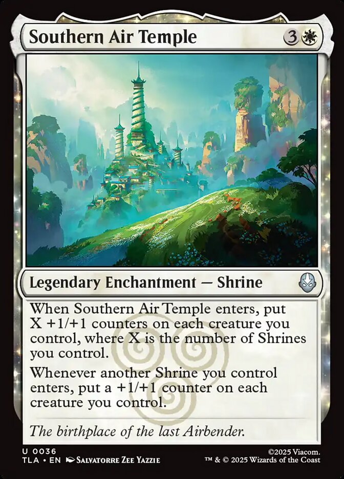 Southern Air Temple, Avatar: The Last Airbender Card Art