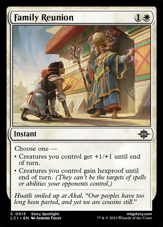 Family Reunion, The lost caverns of ixalan Card Art