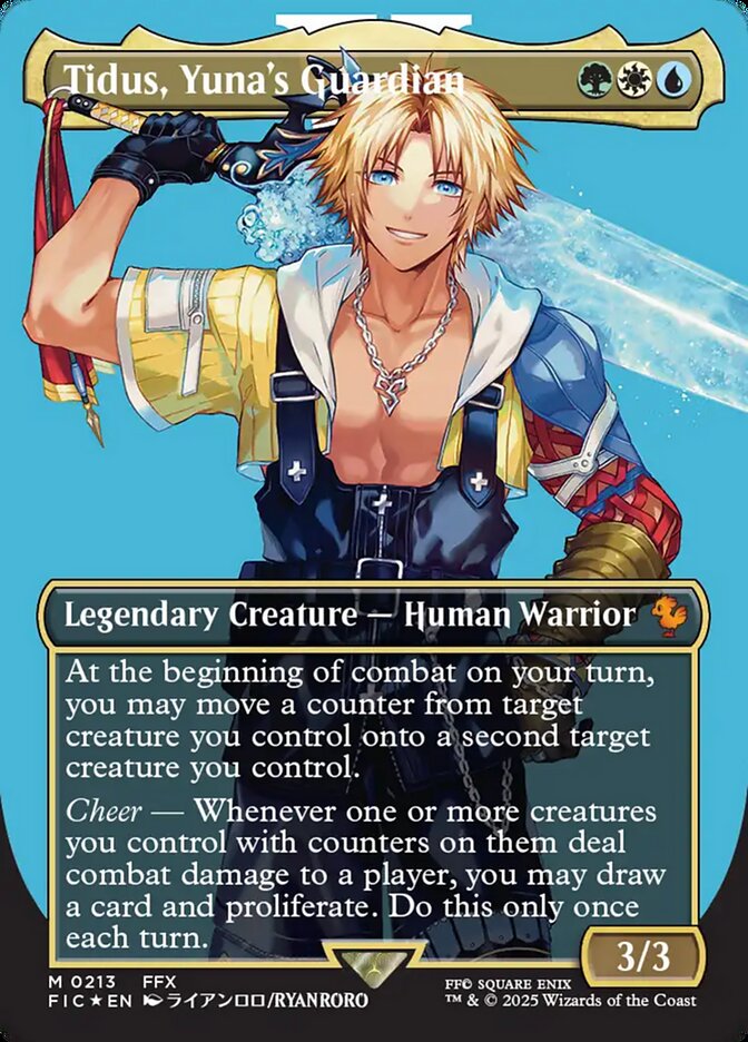 Tidus, Yuna's Guardian, Final fantasy commander Card Art