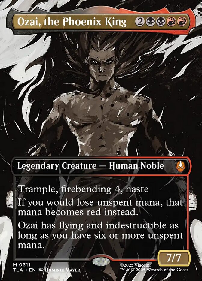 Ozai, the Phoenix King, Avatar: The Last Airbender Card Art