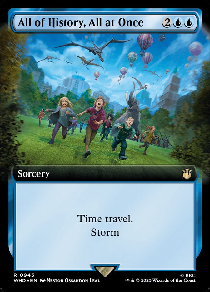All of History, All at Once, Doctor Who Card Art