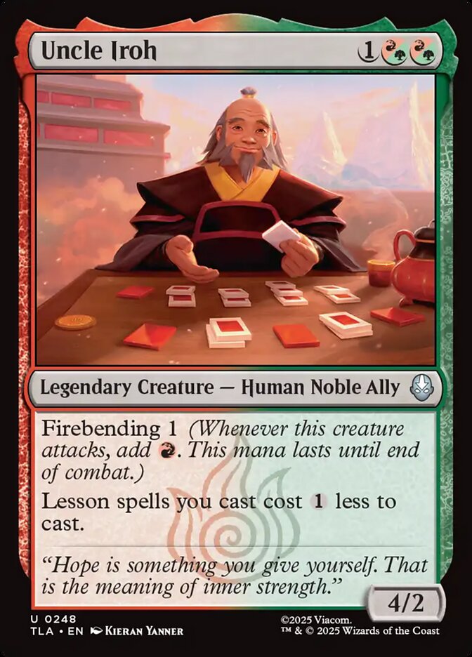 Uncle Iroh, Avatar: The Last Airbender Card Art