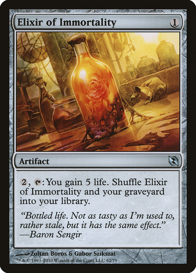 Elixir of Immortality, Duel decks: elspeth vs. tezzeret Card Art