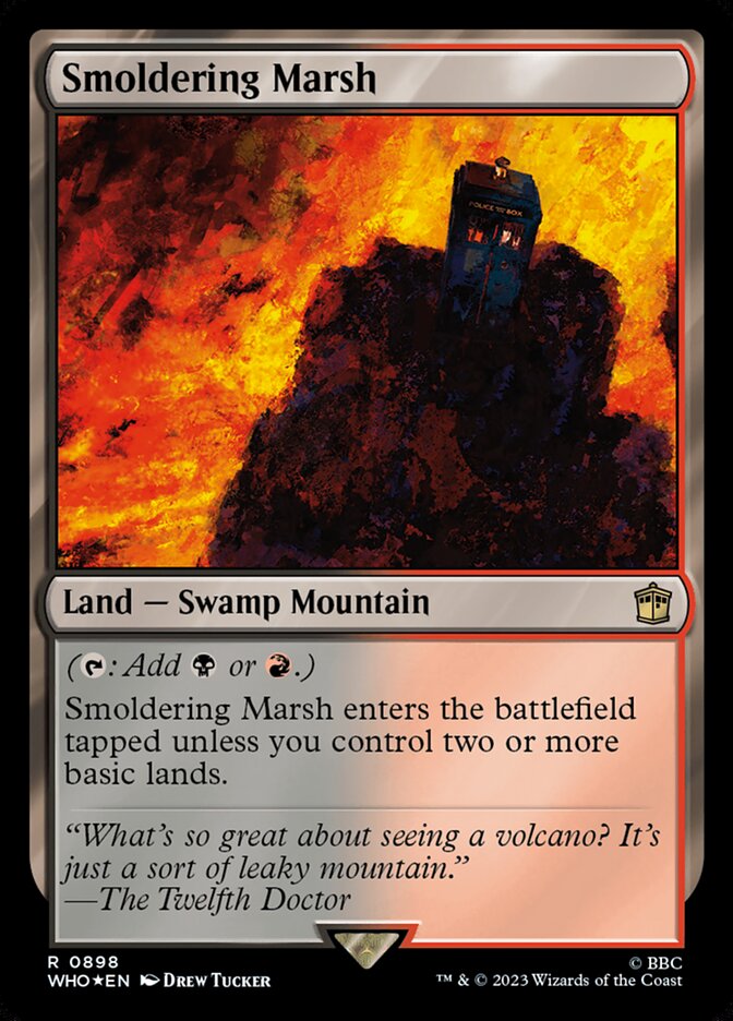 Smoldering Marsh, Doctor who Card Art