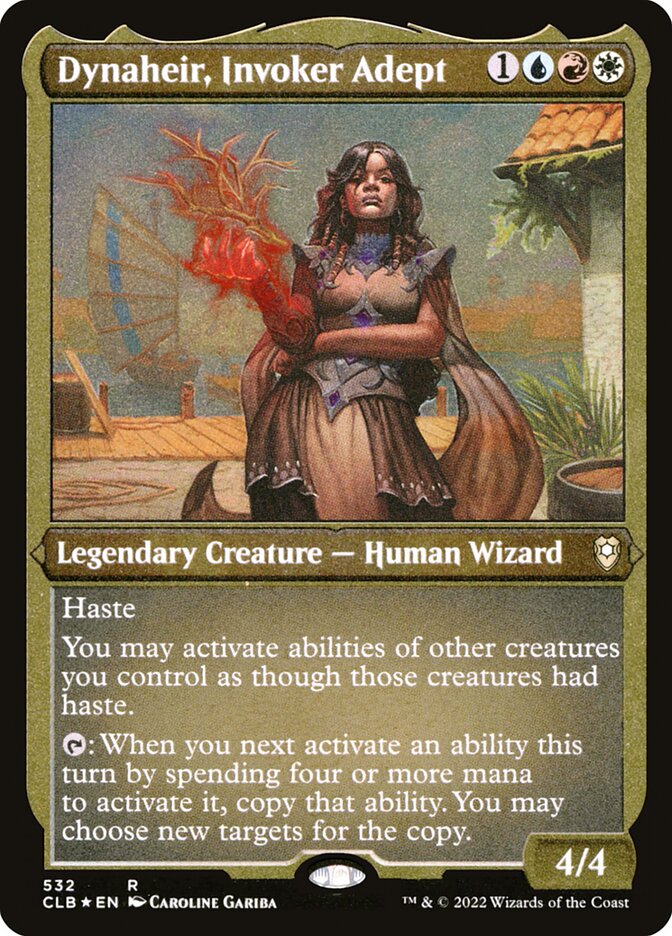 Dynaheir, Invoker Adept - Etched Foil