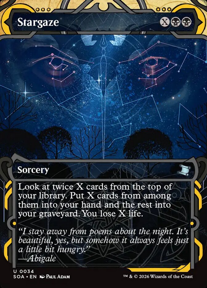 Stargaze, Secrets Of Strixhaven Mystical Archive Card Art