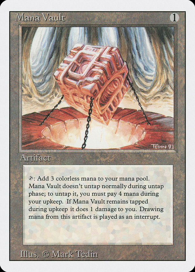 Mana Vault, Revised edition Card Art