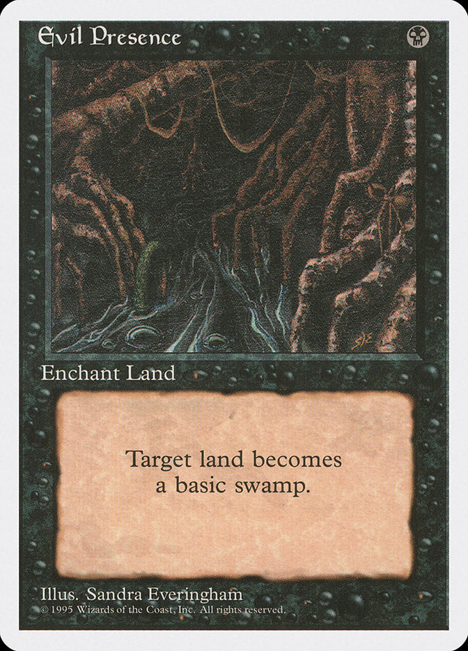 Evil Presence, Fourth Edition Card Art