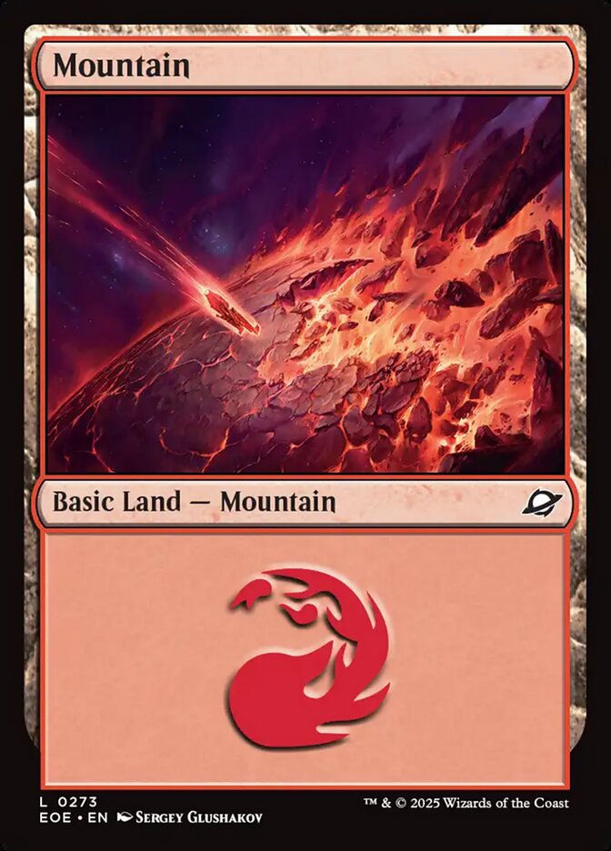 Mountain, Edge Of Eternities Card Art