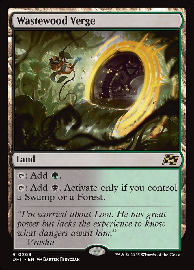 Wastewood Verge, Aetherdrift Card Art