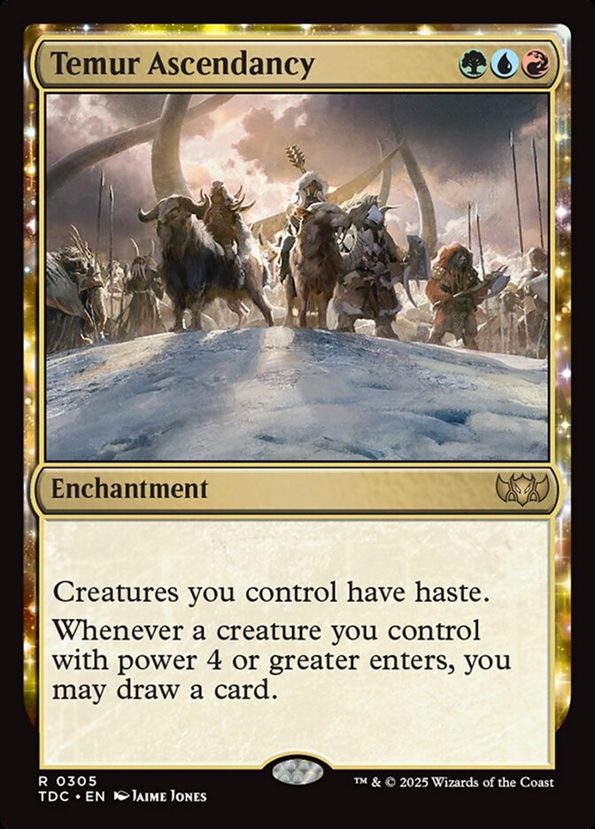 Temur Ascendancy, Tarkir: Dragonstorm Commander Card Art