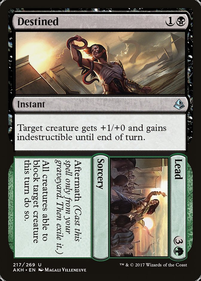 Destined // Lead, Amonkhet Card Art