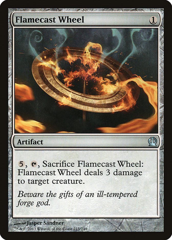 Flamecast Wheel, Theros Card Art