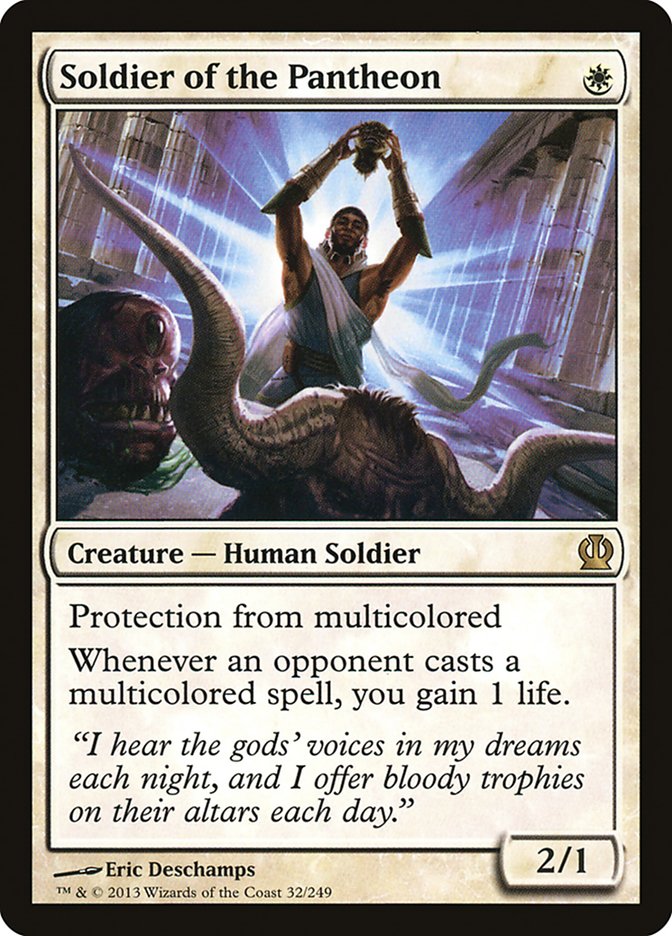 Soldier of the Pantheon, Theros Card Art
