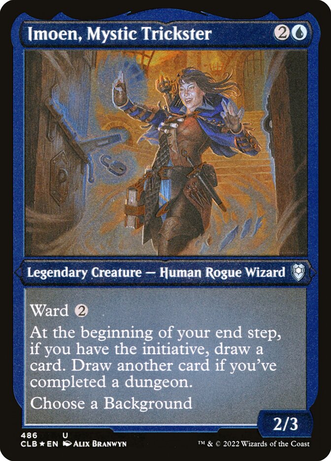 Imoen, Mystic Trickster, Commander legends: battle for baldur's gate Card Art