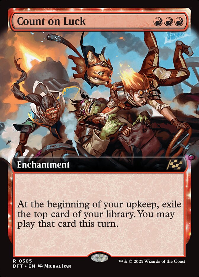 Count on Luck, Aetherdrift Card Art