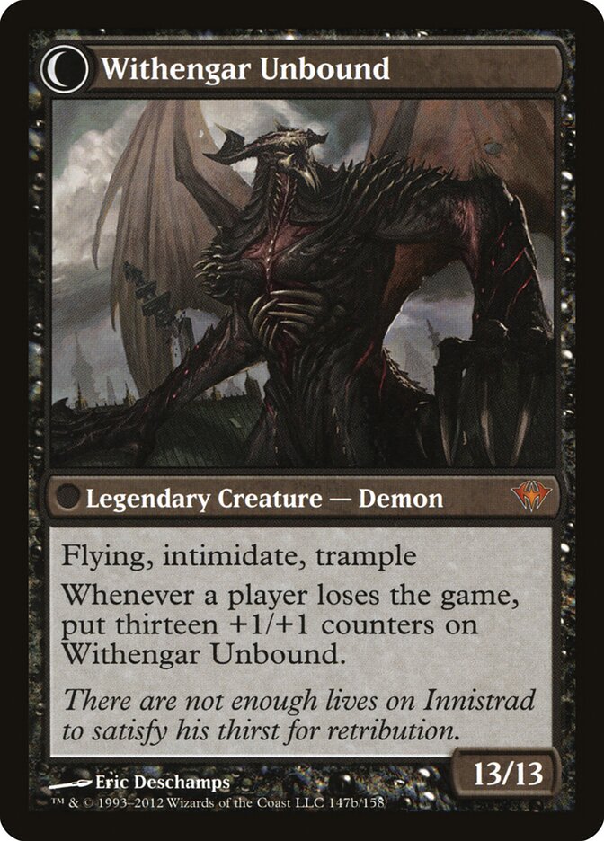 Elbrus, the Binding Blade // Withengar Unbound, The List Card Art