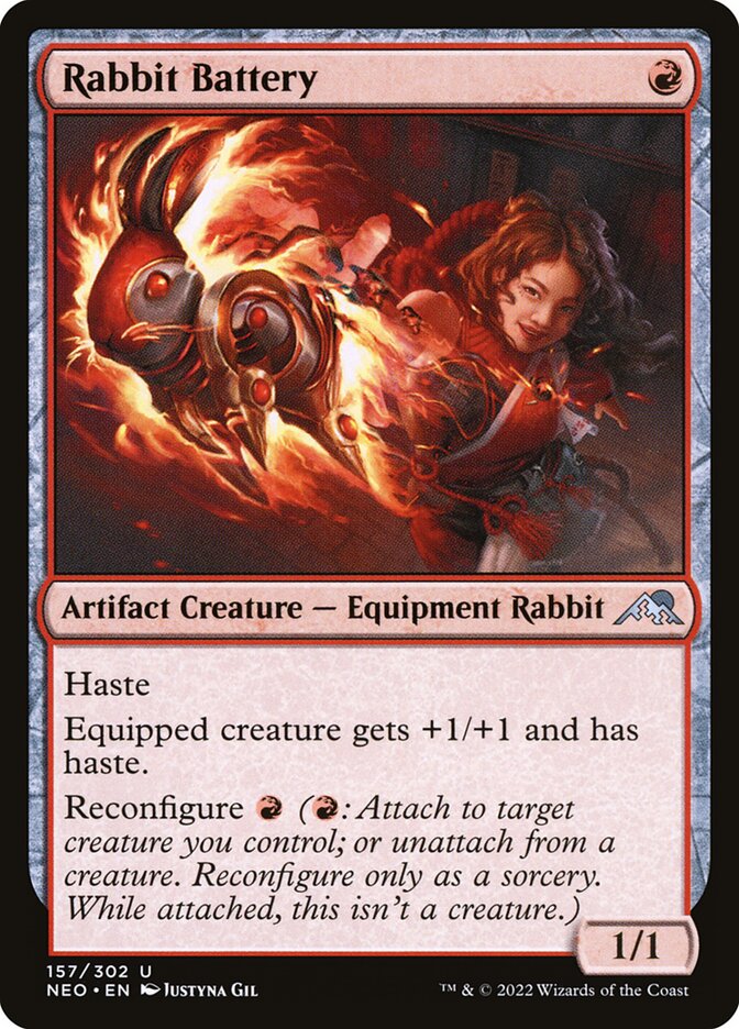 Rabbit Battery, Kamigawa: neon dynasty Card Art
