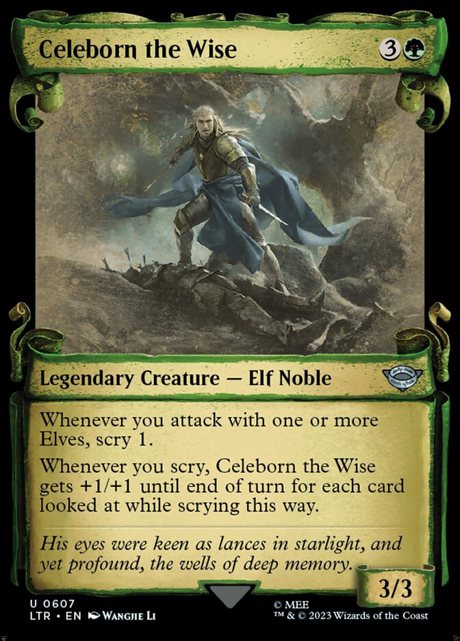 Celeborn the Wise, The lord of the rings: tales of middle-earth Card Art