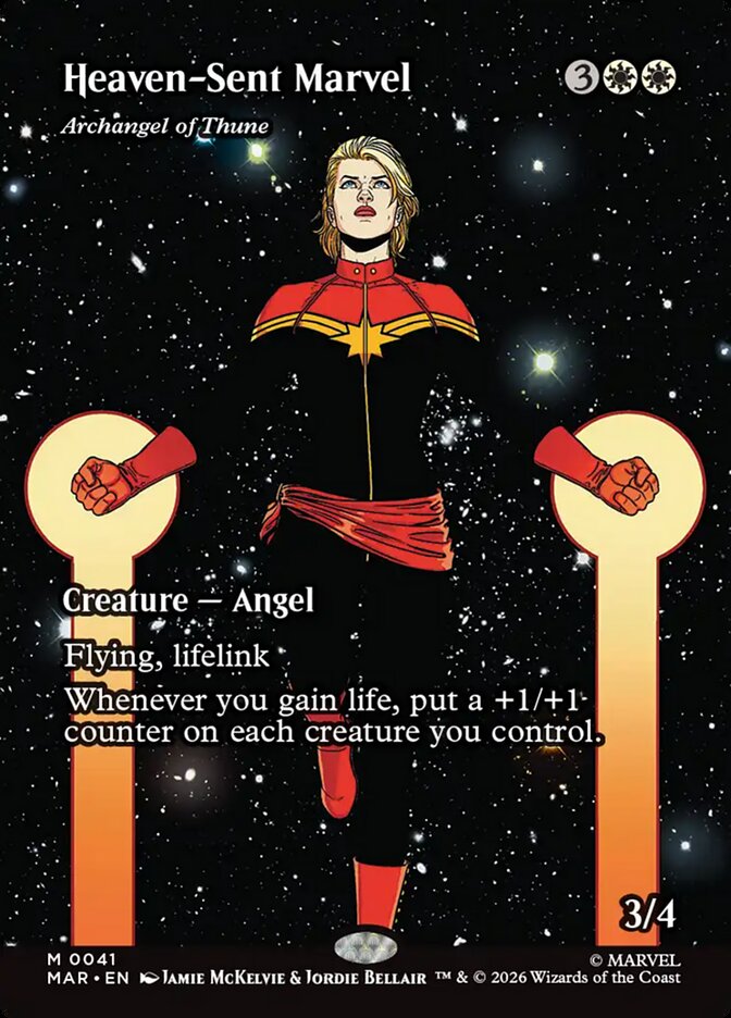 Archangel of Thune, Marvel Universe Card Art