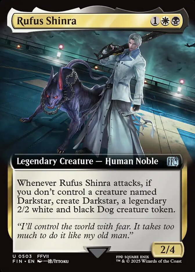 Rufus Shinra, Final Fantasy Card Art
