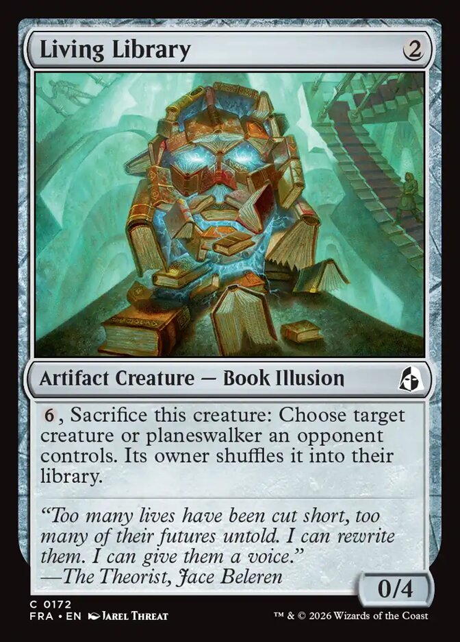 Living Library, Reality Fracture Card Art