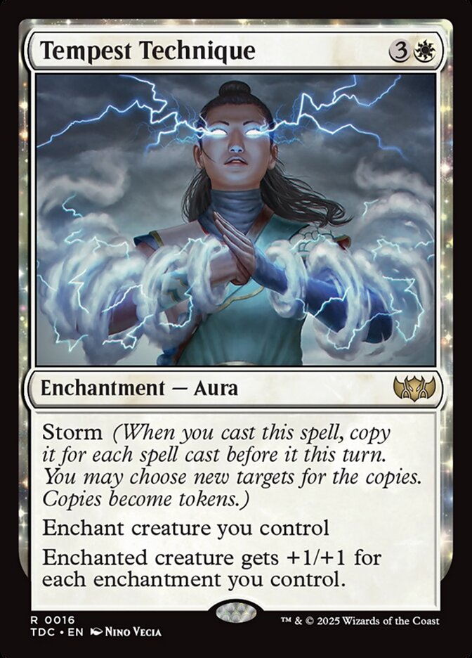 Tempest Technique, Tarkir: Dragonstorm Commander Card Art