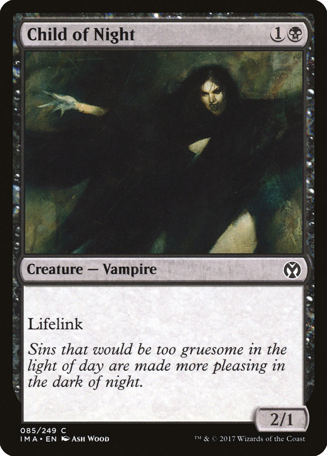 Child of Night, Iconic Masters Card Art