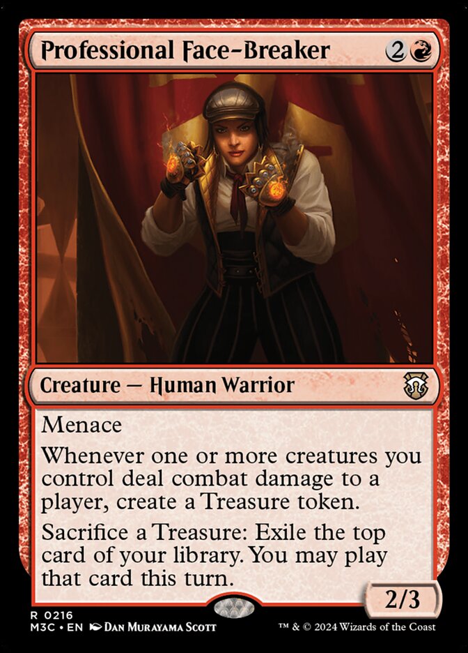 Professional Face-Breaker, Modern horizons 3 commander Card Art