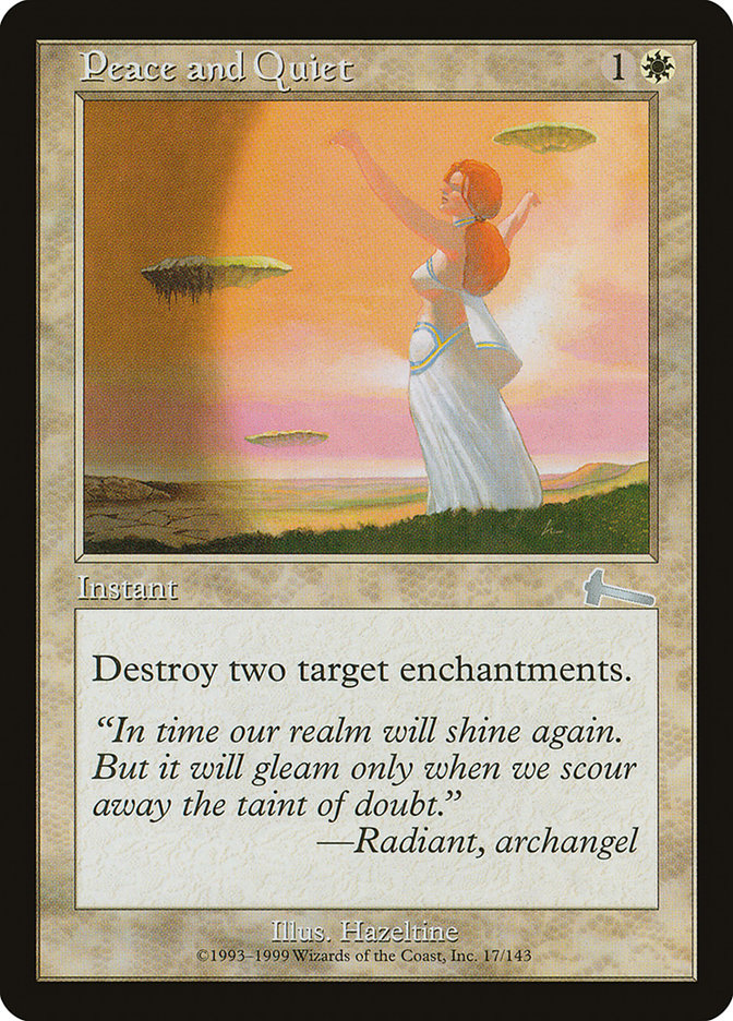 Peace and Quiet, Urza's legacy Card Art