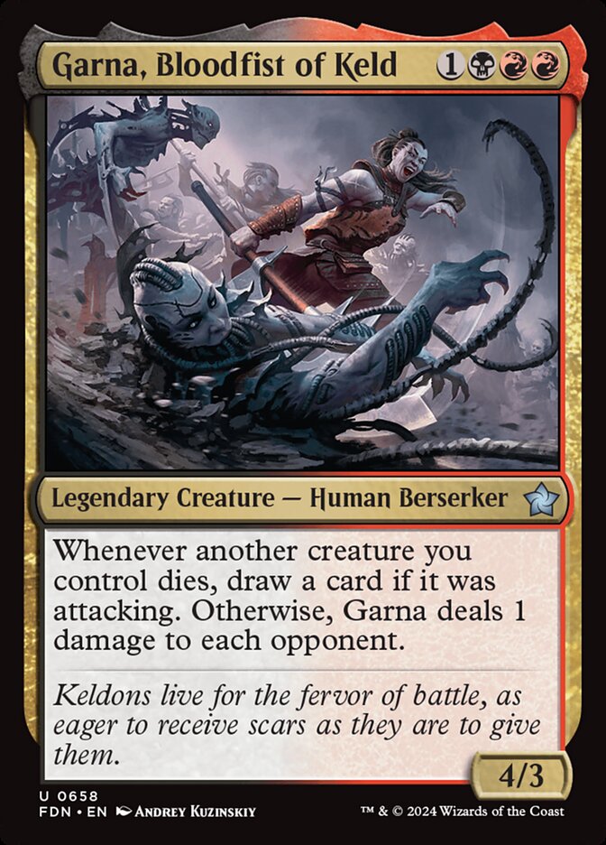 Garna, Bloodfist of Keld, Foundations Card Art