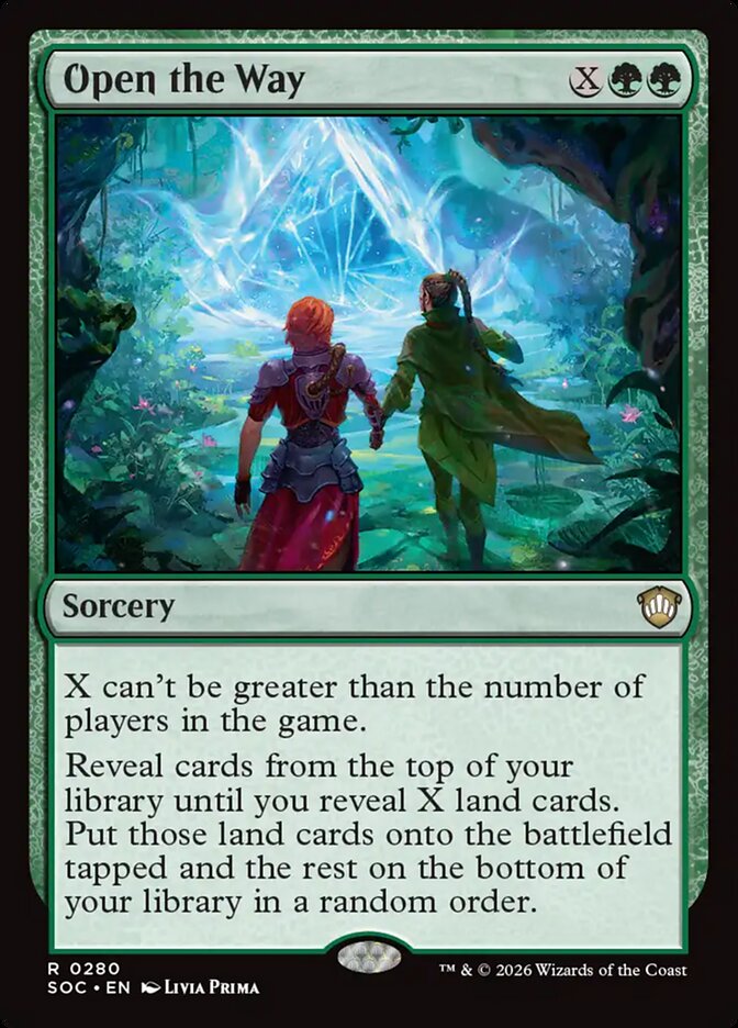 Open the Way, Secrets Of Strixhaven Commander Card Art