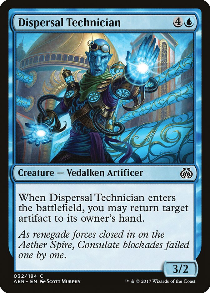 Dispersal Technician, Aether revolt Card Art