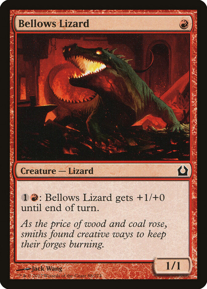 Bellows Lizard, Return To Ravnica Card Art