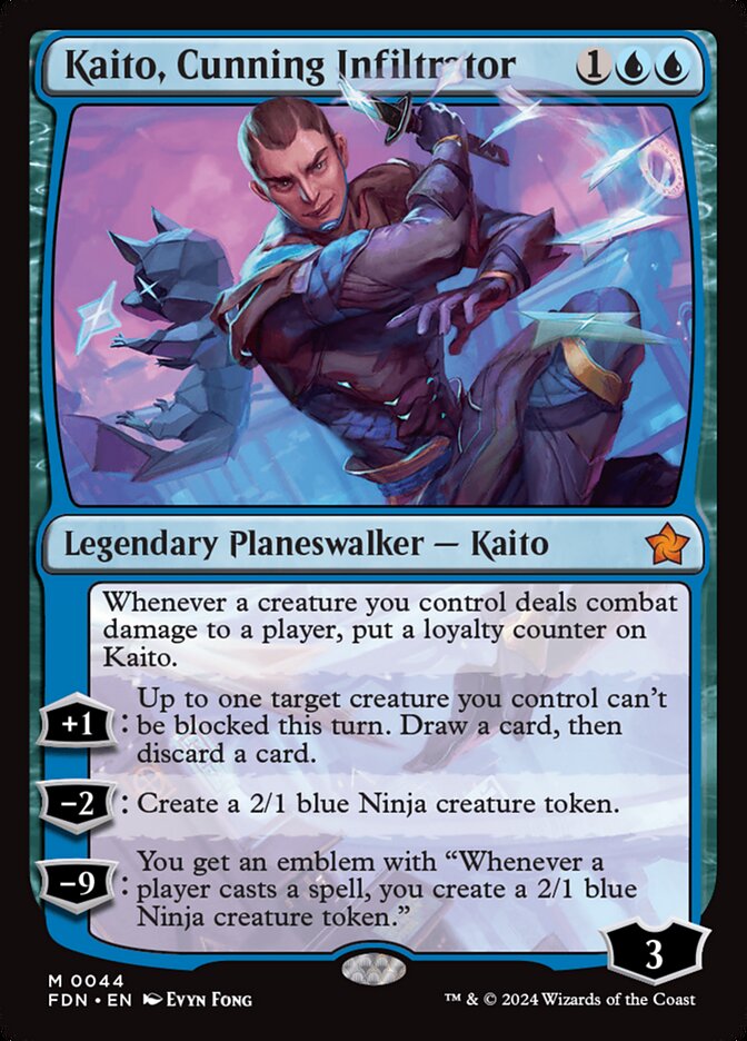 Kaito, Cunning Infiltrator, Foundations Card Art