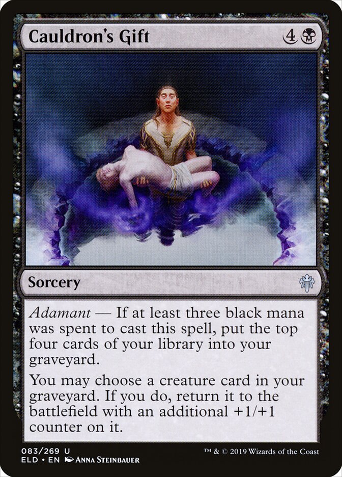 Cauldron's Gift, Throne Of Eldraine Card Art