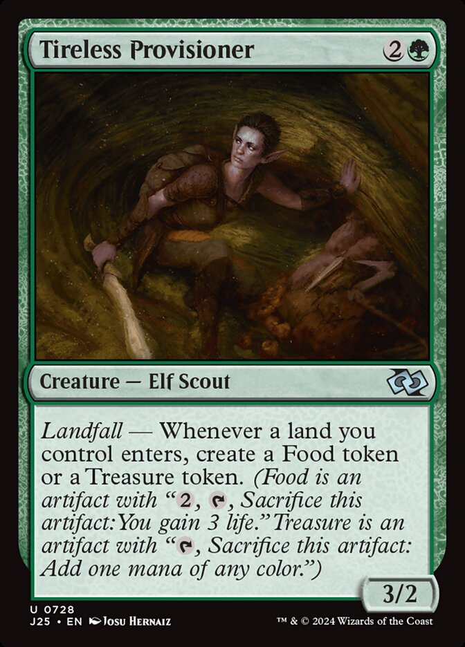 Tireless Provisioner, Foundations jumpstart Card Art