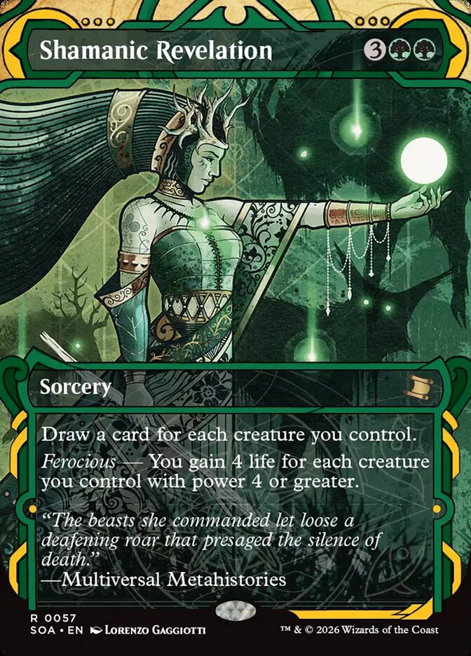 Shamanic Revelation, Secrets Of Strixhaven Mystical Archive Card Art