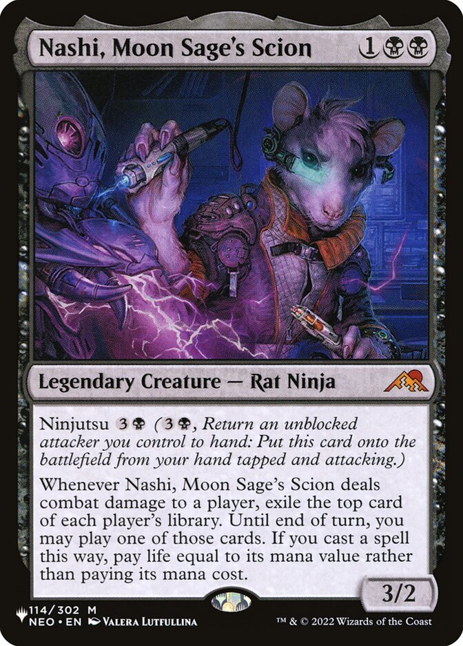 Nashi, Moon Sage's Scion, The list Card Art